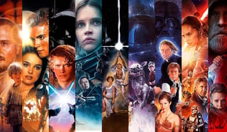 Estrenos. La saga de ciencia-ficción Star Wars prepara tres nuevas películas en los meses de diciembre de 2022, 2024 y 2026. (NOTIMEX)