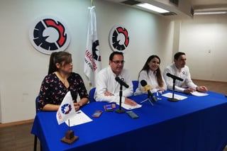 Representantes de Canacintra Gómez Palacio y de Torreón, presentaron los detalles de la primera edición de Expo Empleo 2019. (EL SIGLO DE TORREÓN)