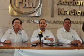 Marko Cortés visitó la región para apoyar a los candidatos de Gómez Palacio y Lerdo, Claudia Galán y Raúl Villegas. (EL SIGLO DE TORREÓN)