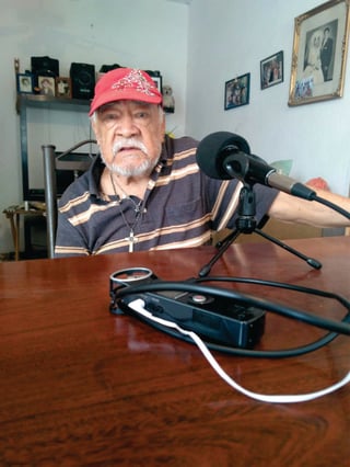 Testimonios. El sonidista entrevistó a 20 personas de más de 70 años del poniente de Torreón. (CORTESÍA)