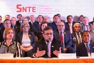 Alfonso Cepeda, dirigente nacional del SNTE, señaló que se benefició la carpeta laboral de quienes ya tienen una plaza. (ARCHIVO)