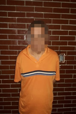 Ildefonso 'N', de 40 años, fue detenido por agredir a su hijo con un cuchillo, en Gómez Palacio. (EL SIGLO DE TORREÓN)