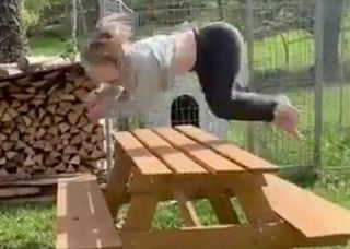 Ayla Kirstine se hizo viral gracias al video publicado en redes. (INTERNET)