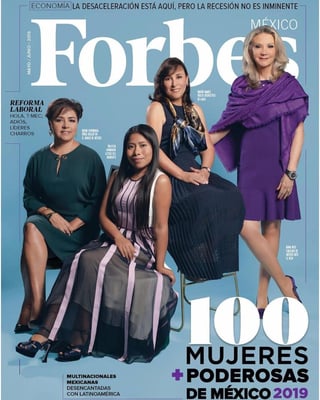 Portada. Yalitza Aparicio aparece entre las 100 mujeres más poderosas de México. (ESPECIAL)