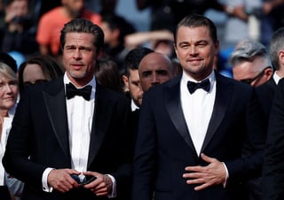 Leonardo DiCaprio y Brad Pitt como dos de los actores más aclamados durante la alfombra roja de Once Upon a Time... in Hollywood. (ARCHIVO)