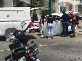 El fatal percance se registró alrededor de las 15:00 horas en la confluencia de avenida Allende y calle Santiago Lavín. 