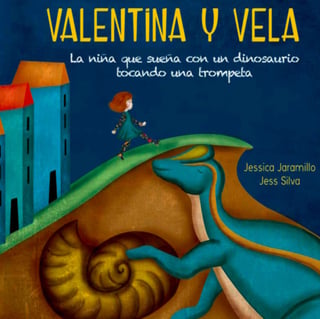 Aventura. El cuento narra el encuentro entre Valentina y el mundo de los dinosaurios. (CORTESÍA)
