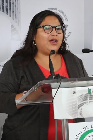 La senadora de Morena, Citlalli Hernández, dio a conocer que fue dada de alta. (EL UNIVERSAL)