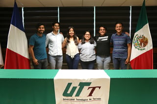 Estudiantes laguneros de la UTT viajarán a Francia a cursar un año gracias a las becas del programa Mexprotec 2019.