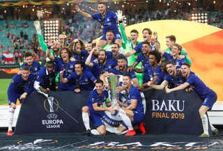 Chelsea se coronó campeón de la Liga Europa venciendo a Arsenal. (EFE)
