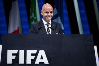 Gianni Infantino durante el 69no congreso de la FIFA. (AP)
