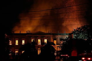 El Museo Nacional de Brasil se incendió en septiembre del 2018, en el cual perdió el patrimonio que resguardaba.