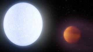 Pertenece a un nuevo grupo de exoplanetas que alcanzan temperaturas superiores a los 2,000 grados Kelvin. (NASA)