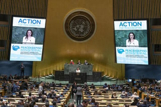 La actriz Angelina Jolie defendió en la ONU que no puede haber paz sin las mujeres. (EFE)