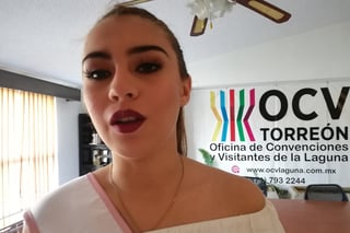 Diana es una joven de 17 años y es la reina Miss Globe Coahuila 2019 (VIRGINIA HERNÁNDEZ)