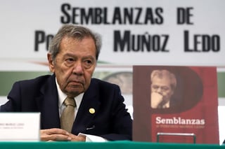 'Nos quieren convertir en un país enjaulado', afirmó el diputado Porfirio Muñoz Ledo, en los debates de la Comisión Permanente. (ARCHIVO)
