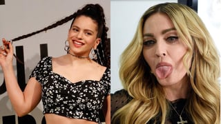  Madonna atendió a los medios españoles durante su visita a Londres, en donde fue cuestionada sobre Rosalía, la cantante de flamenco que deseaba que actuara en su pasada fiesta de cumpleaños el 15 de agosto del 2018. (ARCHIVO)