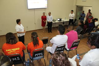 Ofrecen capacitación a personal de diversas dependencias de San Pedro. (EL SIGLO DE TORREÓN/GUADALUPE MIRANDA)