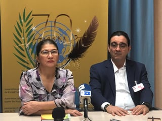 Exguerrilleros de las FARC y hoy congresistas denunciaron el martes pasado ante la ONU en Ginebra amenazas al proceso de paz. (EFE)