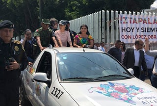 La Guardia Nacional (GN) ingresó oficialmente al territorio de la Ciudad de México e inició operaciones en la alcaldía Iztapalapa con el objetivo de disminuir la incidencia delictiva. (NOTIMEX)