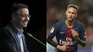 El nombre de Neymar apareció en muchas de las preguntas que Bartomeu contestó durante la rueda de prensa. (ARCHIVO)