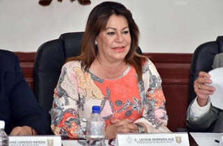 La alcaldesa de Gómez Palacio, Leticia Herrera Ale, presentará su último informe el próximo mes. (ARCHIVO)