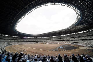 Organizadores informaron que el Estadio Olímpico está en este momento terminado en un 90 por ciento y que en noviembre próximo quedará concluido. (ARCHIVO)