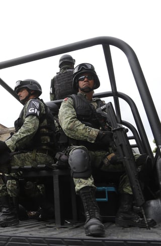 Jesús Antonio Hernández Macías, comandante de la Guardia Nacional en Durango, informó que son 700 los elementos de la institución los que estarán en operación en la entidad. (EL SIGLO DE TORREÓN)