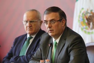 El canciller Marcelo Ebrard dijo este lunes que México expresa su desacuerdo con las medidas dictadas hoy por el gobierno de Estados Unidos para limitar las solicitudes de asilo en el territorio de esa nación. (EFE) 