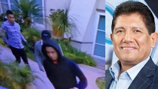 Juan Osorio difundió una imagen en la que se percibe a los supuestos sujetos que asaltaron su casa durante el pasado fin de semana. (ESPECIAL)
