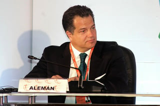 Miguel Alemán Magnani, es presidente de Grupo Alemán y presidente ejecutivo de ABC, Aerolíneas Interjet. Recientemente se ha convertido en el dueño de Televisa Radio. (ARCHIVO)