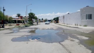 Llaman a las autoridades municipales para que una cuadrilla del Simas Torreón revise y repare los drenajes de uno de sus cruceros. (EL SIGLO DE TORREÓN)