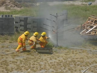 Se vieron temas de actualización como combate contra incendios, destacando los puntos de química y comportamiento del fuego. (EL SIGLO COAHUILA)
