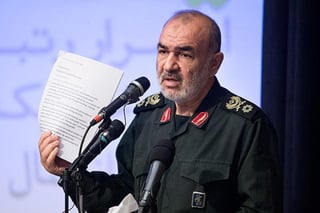 Salamí aseguró que esas alegaciones son 'una gran mentira' y desafió a EUA a presentar 'pruebas' y 'las partes del avión no tripulado de fabricación iraní'. (EFE)