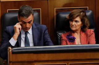 Impidió al líder socialista español alcanzar la mayoría en la segunda y última votación que tuvo lugar en el Congreso. (EFE)
