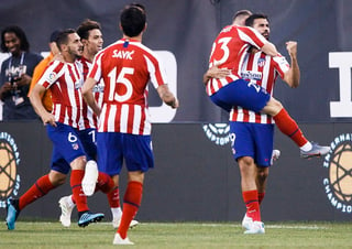 Diego Costa fue la figura del encuentro luego de marcar cuatro de los siete goles del Atlético de Madrid.