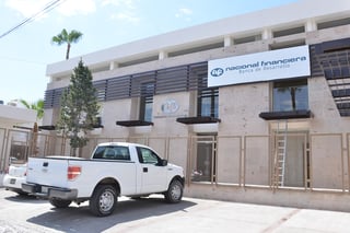 Ya hay una sede para Nacional Financiera en Torreón; se ubica en la avenida Abasolo, entre las calles Jiménez y Galeana en el Centro. (FERNANDO COMPEÁN)