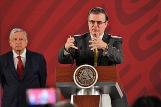 El secretario de Relaciones Exteriores afirmó que México es el país que más ha reducido la migración en tan poco tiempo en todo el mundo. (ARCHIVO)