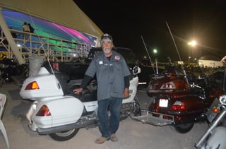 'Nacho' García es el fundador del motoclub lagunero. (ESPECIAL)