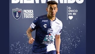 Tuzos del Pachuca anunció la llegada de Rubens Sambueza para defender su playera en el Apertura 2019. (ESPECIAL)