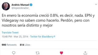 El anterior mensaje fue recuperado por Felipe González, luego de que el mandatario presumiera los datos del Inegi sobre el crecimiento de la economía mexicana en el segundo trimestre del año.

