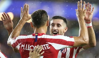El equipo del Atlético de Madrid, con el mediocampista mexicano Héctor Herrera de titular, derrotó 3-0 al combinado de la MLS All-Stars. (ESPECIAL)