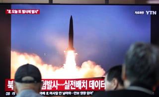 Corea del Norte realizó su tercera prueba en la semana. (AP)