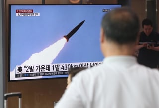 Los dos nuevos lanzamientos tuvieron lugar a primera hora de la mañana de este martes desde la provincia norcoreana de Hwanghae del Sur. (ARCHIVO)