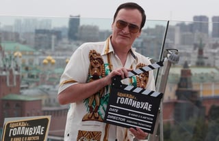 'Quiero hacer diez filmes. Tengo otra idea, lo que ven hoy es mi penúltima película', afirmo Tarantino en conferencia de prensa previa al estreno de su más reciente filme en Rusia. (ARCHIVO)
