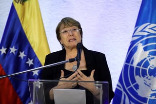 Bachelet dijo que le preocupa el impacto potencialmente severo en los derechos humanos de las personas en Venezuela por las recientes sanciones unilaterales impuestas por Estados Unidos. (ARCHIVO)