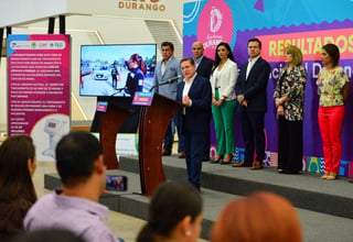 El gobernador José Aispuro Torres destacó la ganancia de la Fenadu 2019, que será en beneficio de pacientes con cáncer. (CORTESÍA)