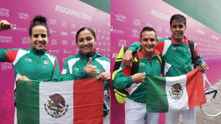 Las duplas femenil y varonil de frontenis de la delegación mexicana, lograron la medalla de oro en los Juegos Panamericanos de Lima 2019. (ESPECIAL)