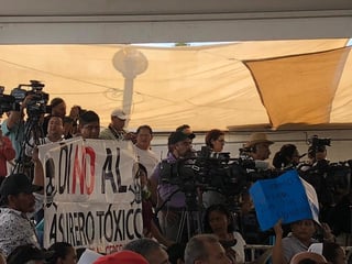 Ciudadanos de General Cepeda se pronunciaron en contra del basurero tóxico. (EL SIGLO COAHUILA)