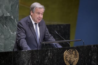 En la imagen aparece el Secretario general de la ONU, Antonio Guterres. (ARCHIVO)